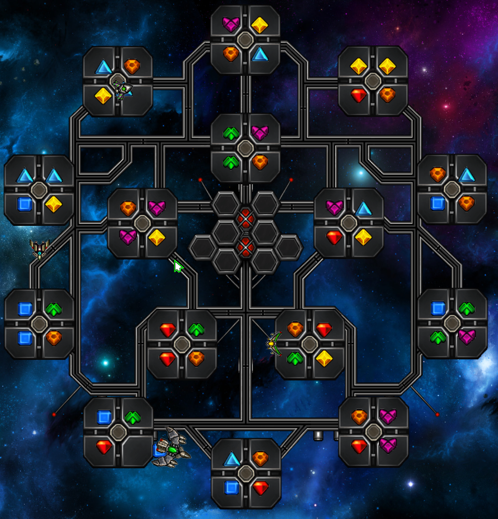 Sample screenshot of Puzzle Galaxies